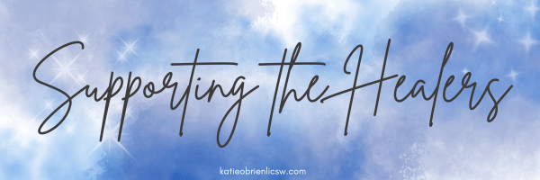 Supporting the healers. healing for healers. therapy for therapists. support for clinical supervision